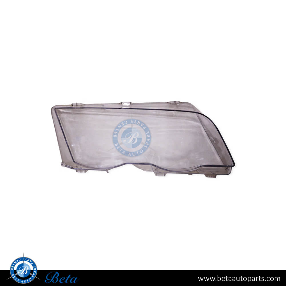 Right Side Headlamp Lens for BMW 3 Series E46 1998-2001 models, Part Number 63128380190 Right Side Headlamp Lens for BMW 3 Series E46 1998-2001 models, Part Number 63128380190